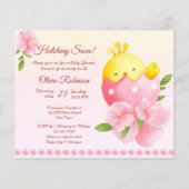 Budget Hatching, binnenkort kippenmeisje roze lent (Voorkant)