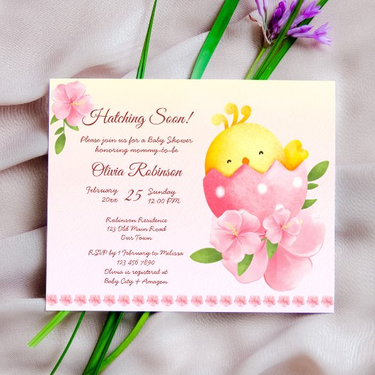 Budget Hatching, binnenkort kippenmeisje roze lent