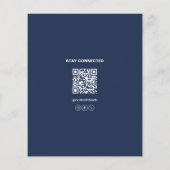 Budget Healthcare Clinic Doctor Logo QR Code Flyer (Achterkant)