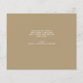 Budget Heart Script Gold Kerstmis 5 Foto Holiday (Achterkant)