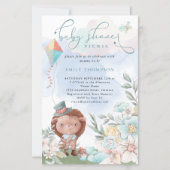 Budget Hedégel Baby shower Picnic Boy Invite (Voorkant)