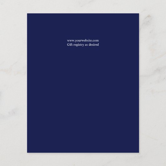 BUDGET Hedera | Groen Ivy Navy Fotobruiloft (Achterkant)