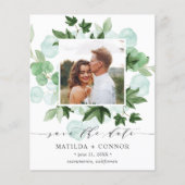 BUDGET Hedera | Groen Ivy Navy Fotobruiloft (Voorkant)