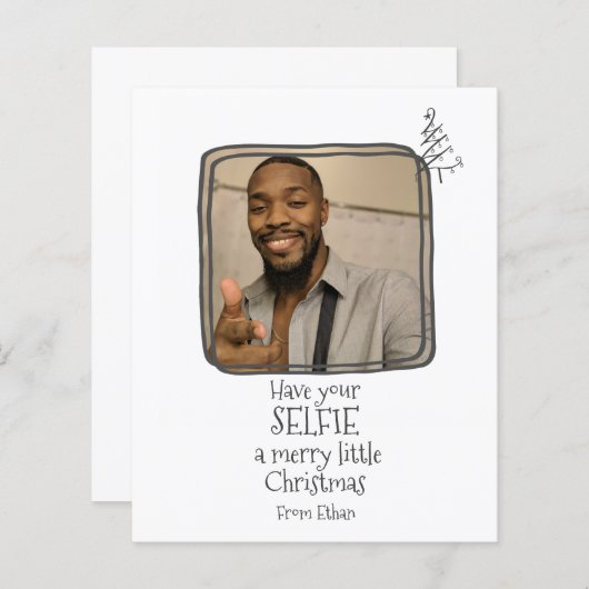 BUDGET heeft een prettig kerstfeest (Voorkant / Achterkant)