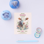 Budget Heilige Koe Ik ben een Koe Meisje 1e Verjaa Flyer (Enkel)