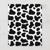 Budget Heilige Koe Western Cowgirl Vrijgezellenfee Flyer (Achterkant)