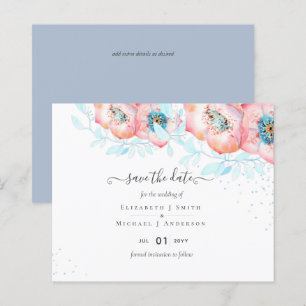 BUDGET Hellebore Turquoise Peach Floral Wedding