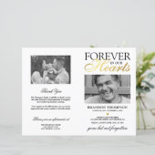 Budget Herdenkingsdienst Order of Service Foto Pro (Staand voorkant)