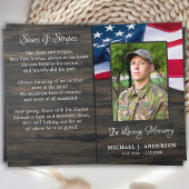 Budget-herdenkingsdienst Patriotisch rouwprogramma