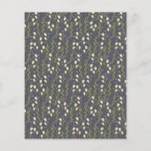 Budget Heren trouwkaart met tuinpatroon (Achterkant)