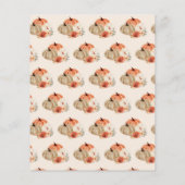 Budget Herfst Baby shower Little Pumpkin Invitatio (Achterkant)