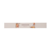Budget Herfst Bloem QR Code Rsvp Trouwdetails Uitnodigingen Wikkel (Vlak)