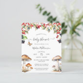 Budget Herfst Bos Paddenstoel Baby Shower (Staand voorkant)