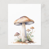 Budget Herfst Bos Paddenstoel Baby Shower (Achterkant)