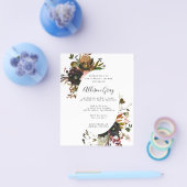 BUDGET Herfst Bridal Shower Invitation Flyer (Enkel)