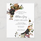 BUDGET Herfst Bridal Shower Invitation Flyer (Voorkant)