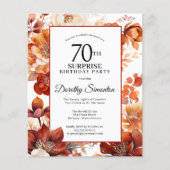 Budget Herfst Flowers 70ste Verrassingsverjaardag  (Voorkant)