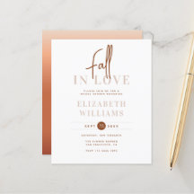 BUDGET Herfst In Liefde Eenvoudig Modern Vrijgezel