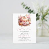 Budget Herfst in Liefde Roze Pompoenen Meisje Baby (Staand voorkant)