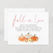Budget Herfst in Love Glitter Pumpkins QR Save Dat (Voorkant / Achterkant)