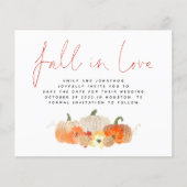 Budget Herfst in Love Glitter Pumpkins QR Save Dat (Voorkant)