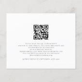 Budget Herfst in Love Photo QR Code Wedding Invite (Achterkant)