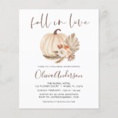 Budget Herfst in Love Vrijgezellenfeest Terracotta Flyer (Voorkant)