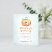 Budget Herfst Little Pumpkin Boy Baby shower (Staand voorkant)