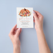 Budget Herfst Love Terracotta Pumpkin Vrijgezellen Flyer (Hand)