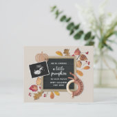 Budget Herfst Pumpkin Baby Zwangerschap Aankondigi (Staand voorkant)