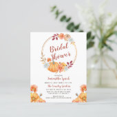 Budget Herfst Pumpkin Bridal Shower (Staand voorkant)