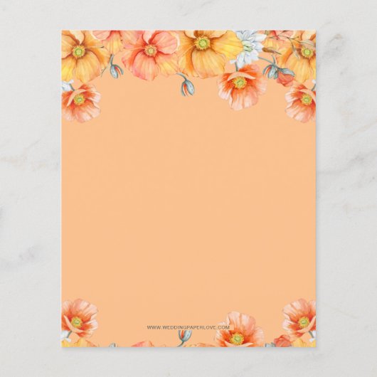 Budget Herfst Pumpkin Bridal Shower (Achterkant)