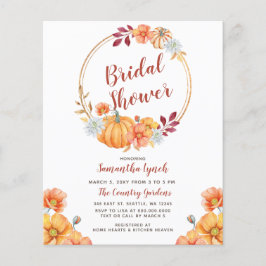 Budget Herfst Pumpkin Bridal Shower