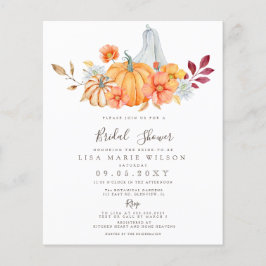 Budget Herfst Pumpkins Bridal Shower
