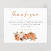 Budget herfst Pumpkins Foto Weddenschap Hartelijk (Voorkant)