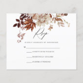 Budget Herfst RSVP-kaart Flyer (Voorkant)