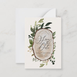 budget Herfst rustige boerenbruiloft aankondiging