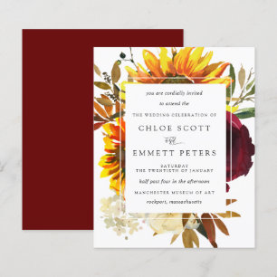 Budget Herfst Sunflower Bourgogne Weddenschap