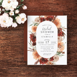 Budget Herfst Terracotta Bridal Shower