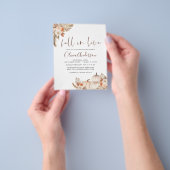 Budget Herfst Verliefd Bruidsmeisjesfeest Pampasgr Flyer (Hand)