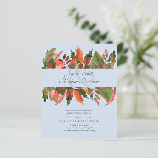 BUDGET HERFSTBLADEREN BRUILOFT (Staand voorkant)