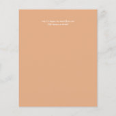 BUDGET Herfstbladeren Bruiloft Flyer (Achterkant)