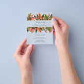 BUDGET Herfstbladeren Bruiloft Flyer (Hand)