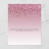 BUDGET Het is een meisje glittery Unicorn Baby sho (Achterkant)