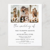 Budget Het Wedding van de Eenvoudige Minimalist va (Voorkant)