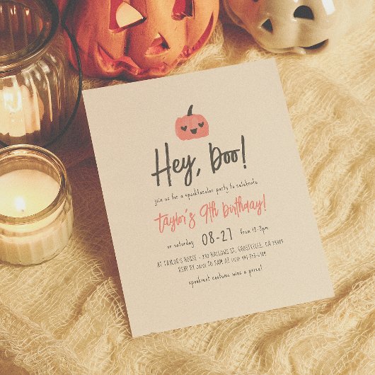 Budget Hey Boo Halloween Boho Birthday Party