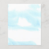 Budget hier komt de Son Baby shower uitnodiging (Achterkant)