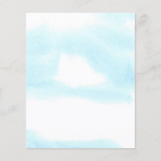 Budget hier komt de Son Baby shower uitnodiging (Achterkant)