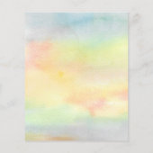 Budget Hier komt de Sun Baby shower Invitation (Achterkant)