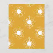 Budget Hier komt de zoon baby shower Dank U (Achterkant)